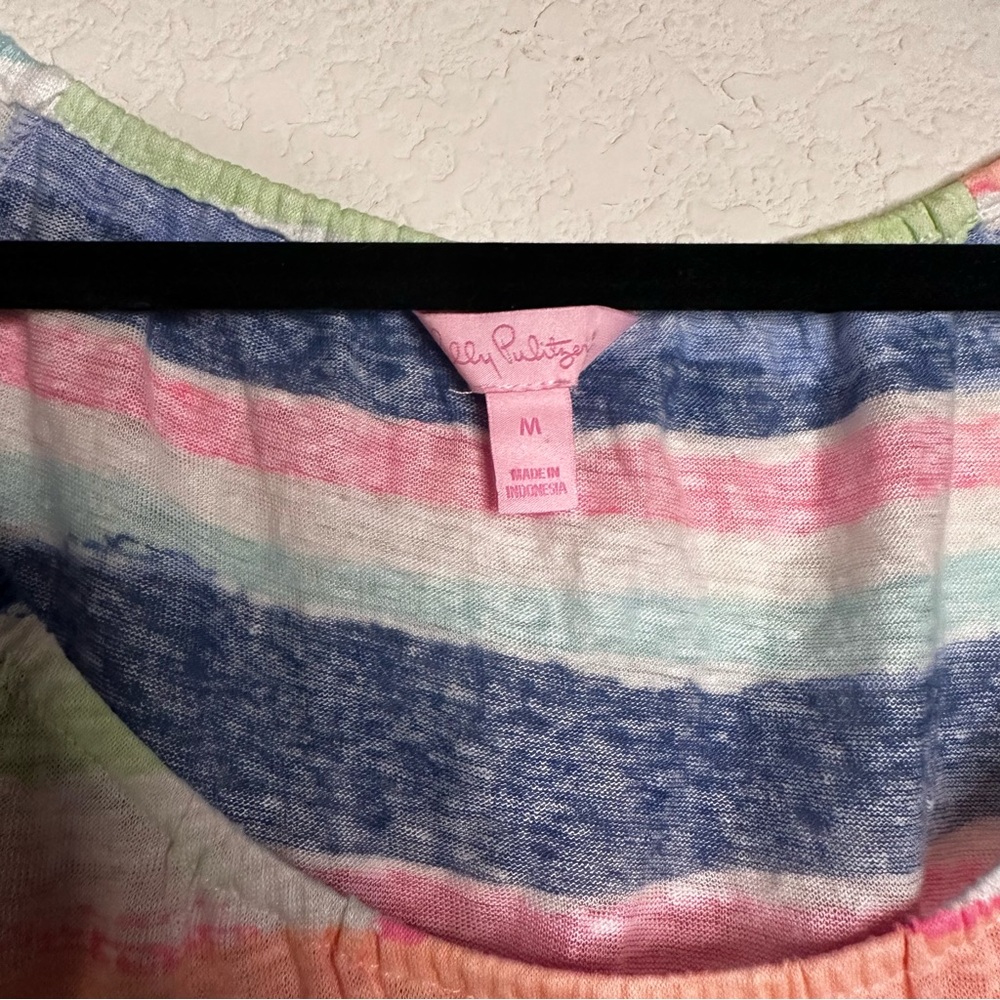 Lilly Pulitzer Getaway Striped Cover Up Size Medium - Picture 4 of 5